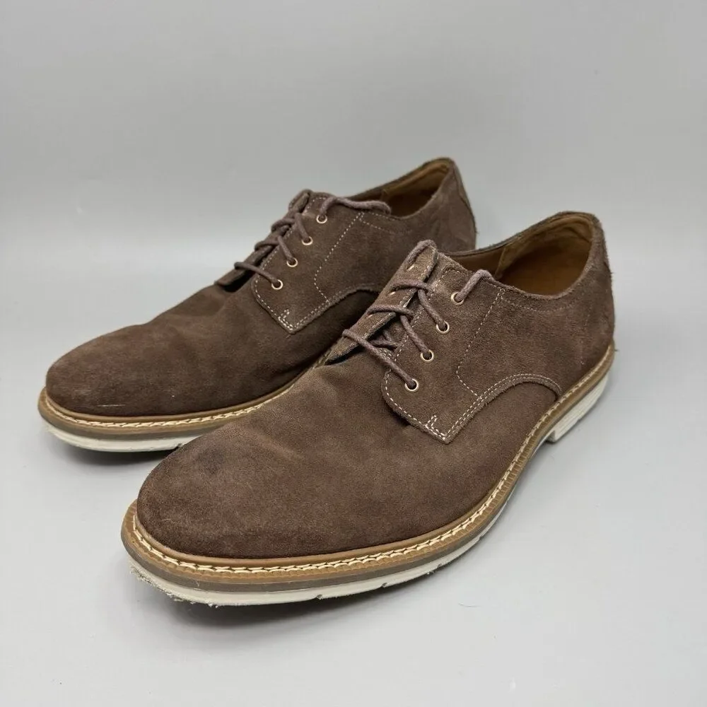 Timberland Naples Trail Oxford Suede Mens Casual Shoes Lace Up Size 13 Brown